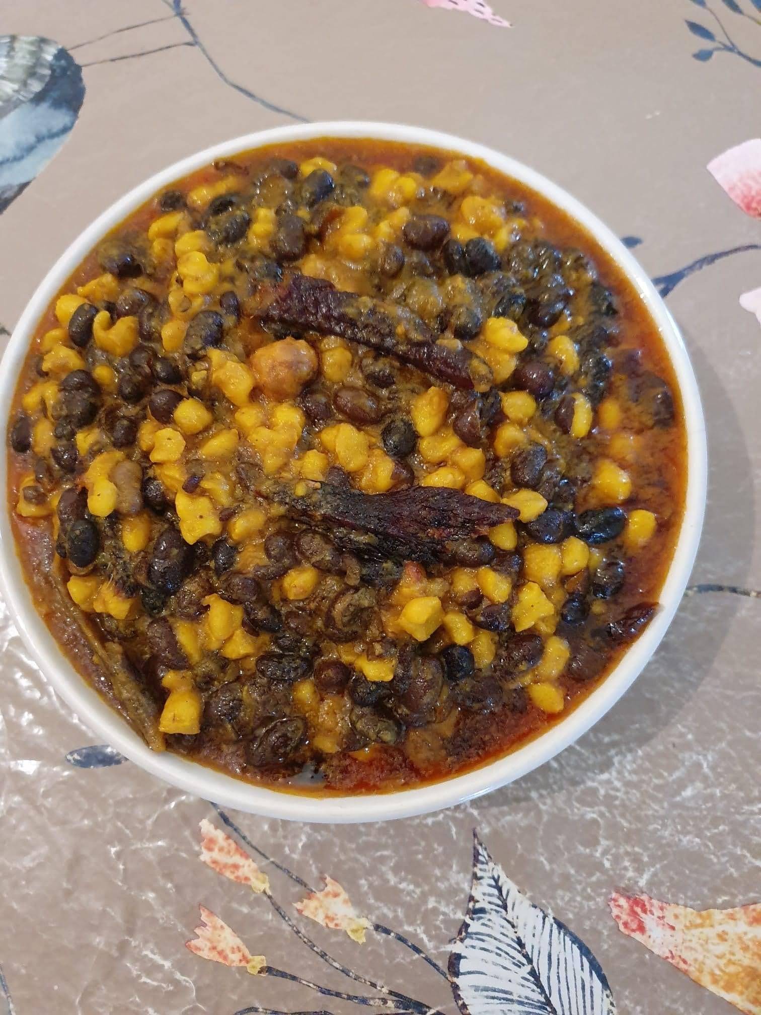 Corn Chaff with Dried Moroco Fish Afro Yums