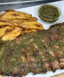 Steak with Fried Plantains